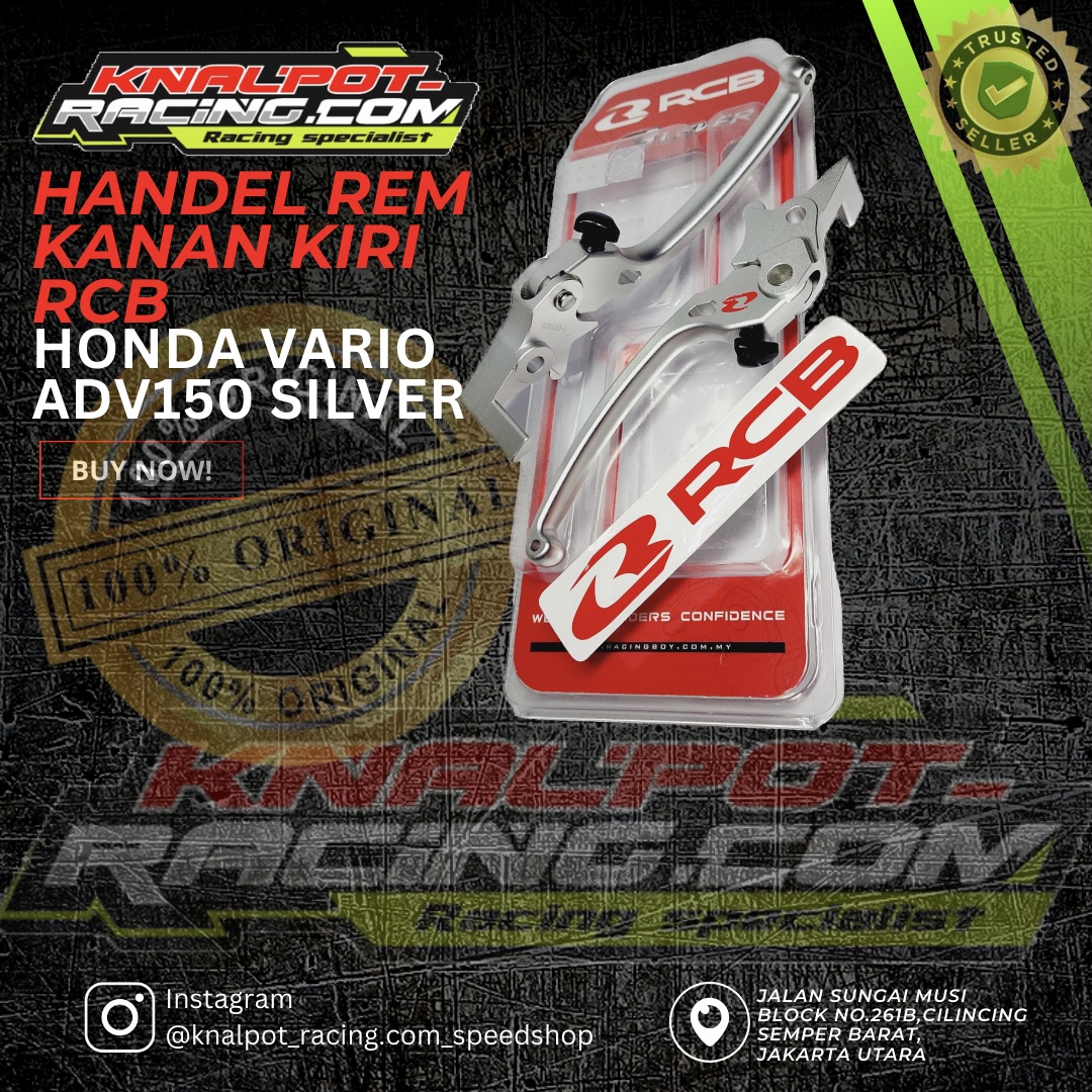 HANDEL REM KANAN KIRI RCB HONDA VARIO ADV150 SILVER